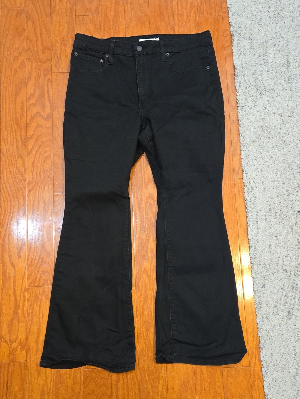 Levi's Black 726 Flared Women's Jeans - Size 33